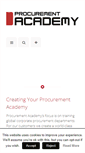 Mobile Screenshot of procurement-academy.com